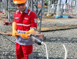 Kinerja PLN Jaga Keandalan Sistem, Pemeliharaan Hotspot Peralatan Gardu Induk Sungai Raya Berhasil Diselesaikan