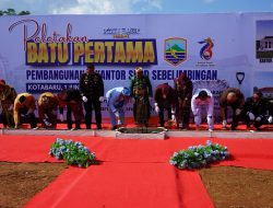 Bupati Kotabaru Letakkan Batu Pertama Pembangunan Empat Kantor SKPD di Sebelimbingan