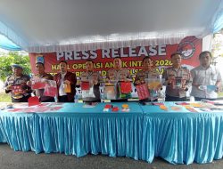 Operasi Antik 2026 : Sita 1,4 Kg Sabu dari 53 Tersangka