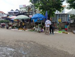 Aparat Gabungan Lakukan Penertiban di Kawasan Pasar Keramat HST