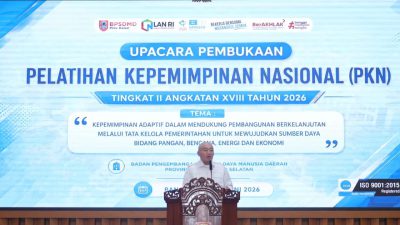 Diikuti 50 Pejabat, Gubernur Muhidin Ingatkan PKN Bukan Sekadar Formalitas Syarat Jabatan