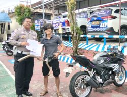 Polres Tabalong Tertibkan Kendaraan Knalpot Brong