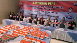 128,7 Kilogram Sabu Jaringan Internasional Gagal Beredar, Dua Orang Kepercayaan Miming Ditangkap di Lokasi Berbeda