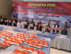 128,7 Kilogram Sabu Jaringan Internasional Gagal Beredar, Dua Orang Kepercayaan Miming Ditangkap di Lokasi Berbeda