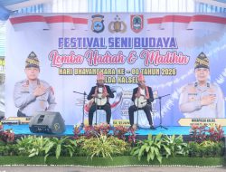 Rangkul Masyarakat Lewat Budaya, Polda Kalsel Gelar Festival Madihin dan Hadrah Hari Bhayangkara ke-80