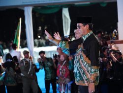 Bupati dan Wabup Balangan Hadiri Pembukaan MTQN XXXVII Kalsel, Beri Semangat Kafilah Balangan