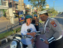 Satlantas Polres Tabalong Gencarkan Edukasi Tertib Berlalu Lintas