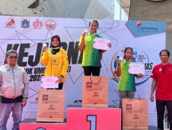 Indah Tiara Sumbang Medali Pertama untuk Kalsel di Kejurnas Panjat Tebing KU XX 2026