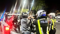 Patroli Cegah Balap Liar, Satlantas Polresta Banjarmasin Amankan Tiga Sepeda Motor