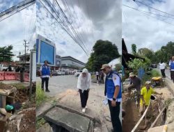 Tak Hanya Meninjau, Wali Kota Lisa Langsung Eksekusi Penanganan Genangan Jalan Ahmad Yani