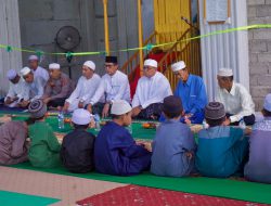 Pemotongan Pita dan Salat Jumat Tandai Peresmian Masjid Raudhatul Jannah di Gunung Pandau