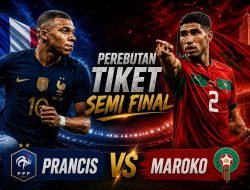 Prancis vs Maroko: Les Bleus Diunggulkan, Mampukah Singa Atlas Menulis Sejarah di Piala Dunia 2026?