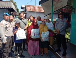 Polsek Banjarmasin Utara Salurkan Bantuan Bagi Korban Musibah Kebakaran di Alalak Tengah