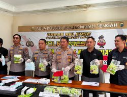 Polsek Banteng Sita 13 Kilo Sabu dan Ribuan Ekstasi, Satu Buronan Diburu