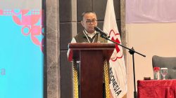 Ketua Bidang Organisasi PMI Pusat, Sudirman Said saat membuka Muskot PMI Kota Banjarmasin