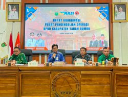 Hadapi Musim Kemarau, BPBD Tanah Bumbu Gelar Rapat Pusdalops-PB