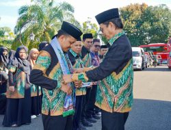 Menuju MTQ Kalsel di Barito Kuala, Wakil Bupati Balangan Lepas 130 Kafilah Terbaik