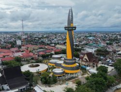 Soft Opening Tugu 0 Kilometer Banjarmasin Digelar Lewat Nobar Final Piala Dunia