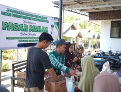 Pasar Murah Disperindag Balangan di Desa Baruh Bahinu Luar, Sediakan Bahan Pokok Terjangkau