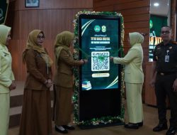 Perkuat Kemitraan, IAD Kejaksaan Negeri Banjarmasin dan Dispersip Launching Titik Baca Digital