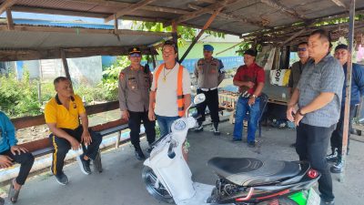 Personil Polsek Banjarmasin Utara patroli humanasi di Kelurahan Sungai Miai Dalam