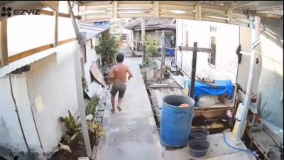 Tangkap layar cctv keributan di Mantuil (humaspolrestabanjarmasin)