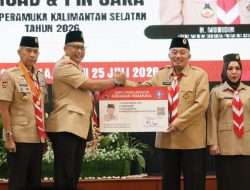 Gubernur Muhidin Resmi Dilantik Jadi Ketua Mabida Pramuka Kalsel, Budi Waseso Titip Pesan Ini