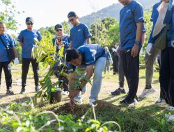 Sambut Kemerdekaan Indonesia, Aksi Sukarela Pegawai PLN Lestarikan Kawasan Wisata Bajuin