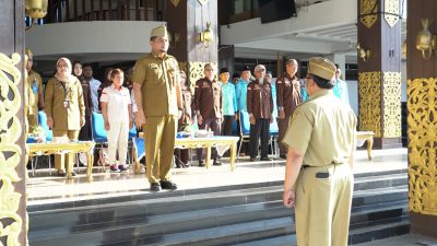 Pemkot Banjarmasin Canangkan Gerakan Pembagian Bendera Merah Putih Sambut HUT ke-81 RI