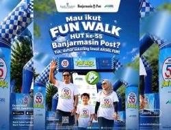 Bank Kalsel Gelar Fun Walk, Daftar di AKSEL FUN