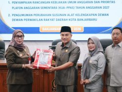 Rapat Paripurna DPRD Banjarbaru Bahas Rancangan KUA-PPAS 2027 dan Perubahan AKD