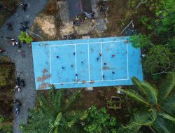 Bupati Andi Rudi Latif Bangun Lapangan Voli, Warga Madu Retno Lebih Nyaman Berolahraga