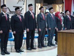 Tujuh Kepala Dinas Dilantik, Yamin Minta Pejabat Langsung Adaptasi dan Kawal Target Program