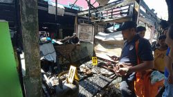 17 Kios di Pasar Teluk Dalam Banjarmasin Terbakar, Diduga Dipicu Kebocoran Gas Elpiji