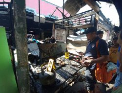 17 Kios di Pasar Teluk Dalam Banjarmasin Terbakar, Diduga Dipicu Kebocoran Gas Elpiji