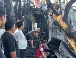 Kebakaran di Kelayan B Banjarmasin Tujuh Bangunan Terdampak