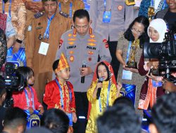 Raih Juara I Nasional Dongeng, Faiha Asal Tabalong Tampil di Hadapan Kapolri