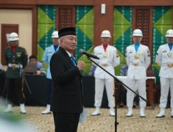 44 Paskibraka Kalsel Dikukuhkan, Gubernur Muhidin Tekankan Kehormatan dan Tanggung Jawab
