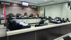 Mantan Anggota DPRD Kota Banjamasin, Sukrowardi hadir sebagai saksi menjawab setiap pertanyaan yang dilayangkan JPU.