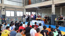 Sekretaris Daerah Kota Banjarmasin, Ichrom muftezar saat memberikan sambutan pembukaan turnamen Sambo Wali Kota Cup 2026