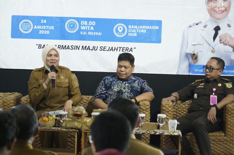Wakil Wali Kota Banjarmasin, Ananda saat menyampaikan pemaparan tentang Perda Kepemudaan