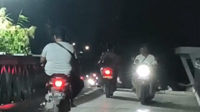 Tiga Hari Dikerjakan, Jembatan Sementara Mantuil Rampung, Warga Harapkan Segera Dibangun Permanen