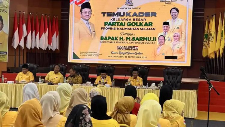 Temu Kader Golkar Kalsel dengan Sekjen Golkar H.M Sarmuji