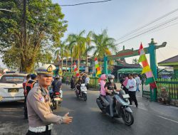 Polresta Banjarmasin Amankan Rangkaian Baayun Maulid di Masjid Sultan Suriansyah