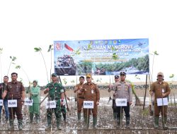 Tanah Bumbu Tanam 1.000 Mangrove Peringati HUT ke-81 TNI