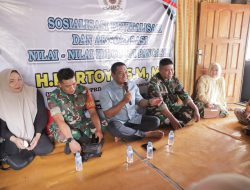 Kartoyo Ajak Warga HSS Amalkan Pancasila Lewat Gotong Royong Hadapi Karhutla