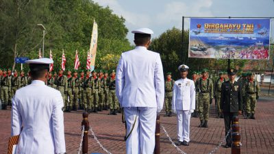 Pemkab Kotabaru Hadiri Upacara HUT ke-81 TNI, Tegaskan Komitmen Perkuat Sinergi