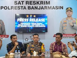 Kasus Pencurian Dominasi Perkara yang Ditangani Satreskrim Polresta Banjarmasin