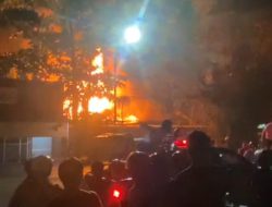 Kebakaran di Belitung Laut Hanguskan Satu Rumah Dinas Polisi