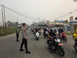 Kapolres Tabalong Pimpin Langsung Pengaturan Lalu Lintas